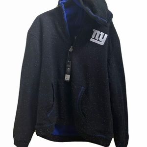 NY Logo Black Performance Hoodie Jacket
